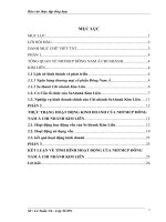 báo cáo thực tập tổng hợp tại  ngân hàng TMCP đông nam á chi nhánh kim liên 