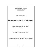 Lý thuyết tổ hợp số và ứng dụng thực tế  Tìm hiểu lý thuyết tổ hợp số và ứng dụng hay nhất