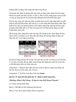 Hướng dẫn sử dụng chức năng trộn thư trong word