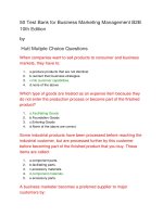 50 test bank for business marketing management b2b 10th edition 