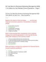 73 test bank for business marketing management b2b 11th edition 
