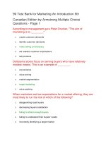 90 test bank for marketing an introduction 5th
