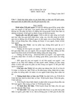 ĐỀ CƯƠNG MÔN TRIẾT CAO HỌC  ĐẠI HỌC QUỐC GIA HÀ NỘI