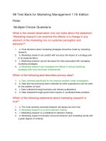 99 test bank for marketing management 11th edition