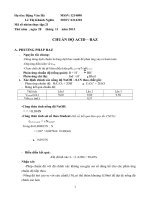 bài tập chuẩn độ axit bazo
