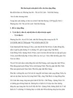 Bài thu hoạch môn phát triển văn hóa cộng đồng: Phường Sao Đỏ Thị xã Chí Linh  Tỉnh Hải Dương