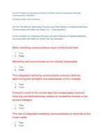 60 free test bank for advertising promotion and other aspects of integrated marketing communications 9th edition 