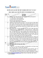 Hướng dẫn giải đề thi minh hoạ THPT QG lần 2 năm 2017 môn văn học