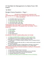 57 test bank for management of a sales force 12th edition