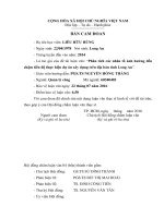 Phân tích các nhân tố ảnh hưởng đến chậm tiến độ thực hiện dự án xây dựng trên địa bàn tỉnh long an 