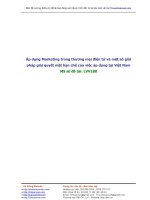 Áp dụng Marketing trong thương mại điện tử và một số giải pháp giải quyết mặt hạn chế của việc áp dụng tại Việt Nam