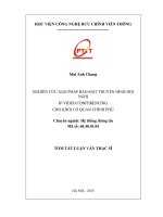luận văn Thạc sĩ Nghiên cứu giải pháp bảo mật truyền hình hội nghị IP Video Conferencing cho khối cơ quan Chính phủ