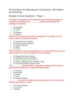 95 test bank for marketing an introduction 10th edition by armstrong