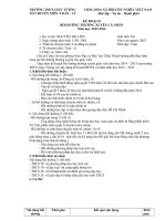 Kế hoạch bồi dưỡng cá nhân 