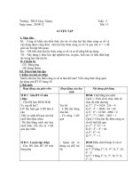 Giáo án số học 6 tuần 5 đến14 