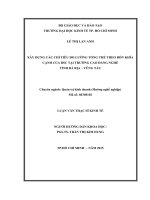 Xây dựng các chỉ tiêu đo lường tổng thể theo bốn khía cạnh của BSC tại trường cao đẳng nghề tỉnh bà rịa   vũng tàu 