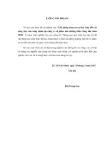 Luận văn thạc sĩ giải pháp nâng cao sự hài lòng với công việc của công nhân tại công ty cổ phần mía đường đăk nông đến năm 2020 