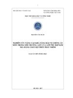 Nghiên cứu nâng cao khả năng bảo vệ chống ăn mòn trong môi trường axit của lớp phủ hợp kim nicr bằng chất bịt phốt phát nhôm 