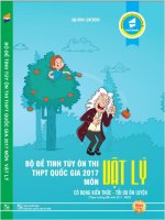 Bộ đề tinh túy ôn thi THPT Quốc gia 2017 môn Vật lý
