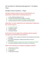 99 test bank for marketing management 11th edition peter 