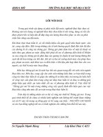 Bài tập lớn thông gió mỏ hầm lò_ Đại học mỏ địa chất Hà Nội