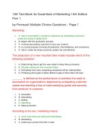 128 test bank for essentials of marketing 14th edition part 1