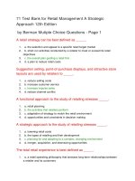 71 test bank for retail management a strategic approach 12th edition 