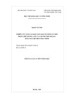 Nghiên cứu nâng cao khả năng bảo vệ chống ăn mòn trong môi trường axit của lớp phủ hợp kim nicr bằng chất bịt phốt phát nhôm (TT) 
