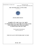 Nghiên cứu chế tạo, cấu trúc và tính chất của vật liệu từ cứng nano tinh thể dị hướng nền đất hiếm và kim loại chuyển tiếp (TT) 