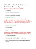 113 test bank for marketing 2nd edition by grewal