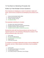 74 test bank for marketing principles 2nd