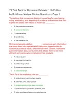 76 test bank for consumer behavior 11th editio1