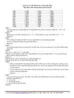 Hướng dẫn giải đề thi minh hoạ THPT QG lần 2 năm 2017 môn sinh học