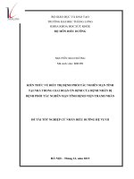 Kiến thức về điều trị bệnh phổi tắc nghẽn mạn tính tại nhà trong giai đoạn ổn định của bệnh nhân bị bệnh phổi tắc nghẽn mạn tính bệnh viện Thanh Nhàn