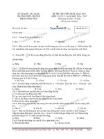 Đề thi thử môn vật lý năm 2017 trường THPT Chuyên Thoại Ngọc Hầu (có lời giải)