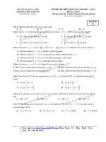 Đề thi thử môn toán năm 2017 trường đại học vinh lần 1 (có lời giải)