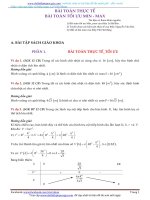 Bài toán thực tế tổng hợp có lời giải chi tiết – lê viết nhơn