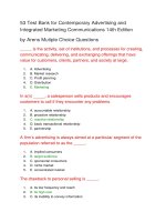 53 test bank for contemporary advertising and integrated marketing communications 14th edition 