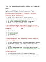 128  test bank for essentials of marketing 14th edition part 2