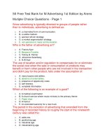 55 free test bank for m advertising 1st edition by arens 