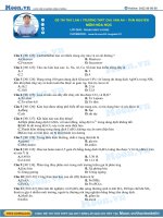 DeThiThuTHPTQG lan1 TruongTHPTChuVanAn thainguyen 