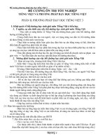 Ôn thi tốt nghiệp đại học tiểu học ppTiếng việt