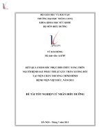 Kết quả chăm sóc phục hồi chức năng trên người bệnh sau phẫu thuật gãy thân xương đùi tại viện chấn thương chỉnh hình bênh viện Việt Đức năm 2013.PDF