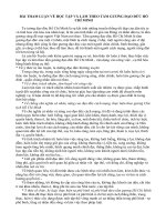 BÀI THAM LUẬN về học tập và làm THEO tấm GƯƠNG đạo đức hồ CHÍ MINH