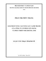 Giải pháp nâng cao năng lực cạnh tranh của công ty cổ phần xây dựng và phát triển nhà hoàng anh 