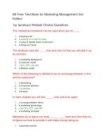 80 free test bank for marketing management 3rd edition 