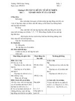 Giáo án số học 6 tuần 1 đến 3 