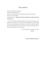 Nghiên cứu hiệu quả hoạt động của các ngân hàng thương mại việt nam 