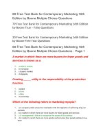 180 test bank for contemporary marketing 16th edition 