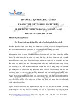 Đề thi thử môn ngữ văn năm 2017 trường chuyên khoa học tự nhiên lần 3 (có lời giải)  